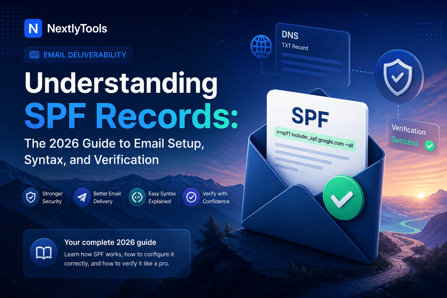 SPF Record Explained (2026): Setup, Syntax, Examples & Common Errors Fixed