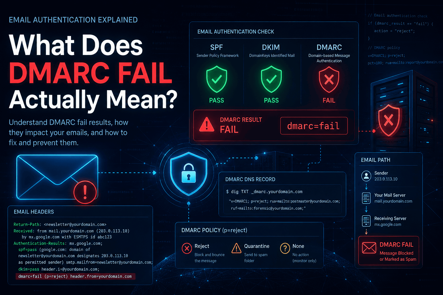 DMARC Fail Explained: What It Means and How to Fix It