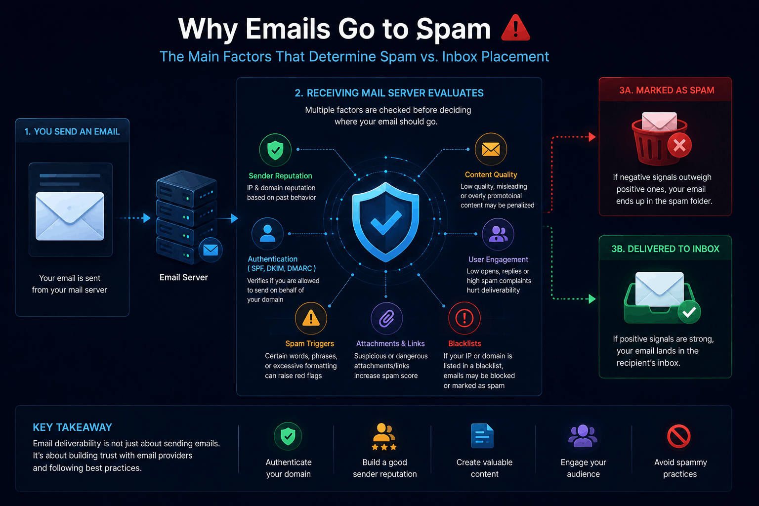 Why Emails Go to Spam (& How to Fix It) 2026